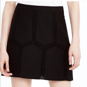 Banana Republic Chevron Lace Mini Skirt